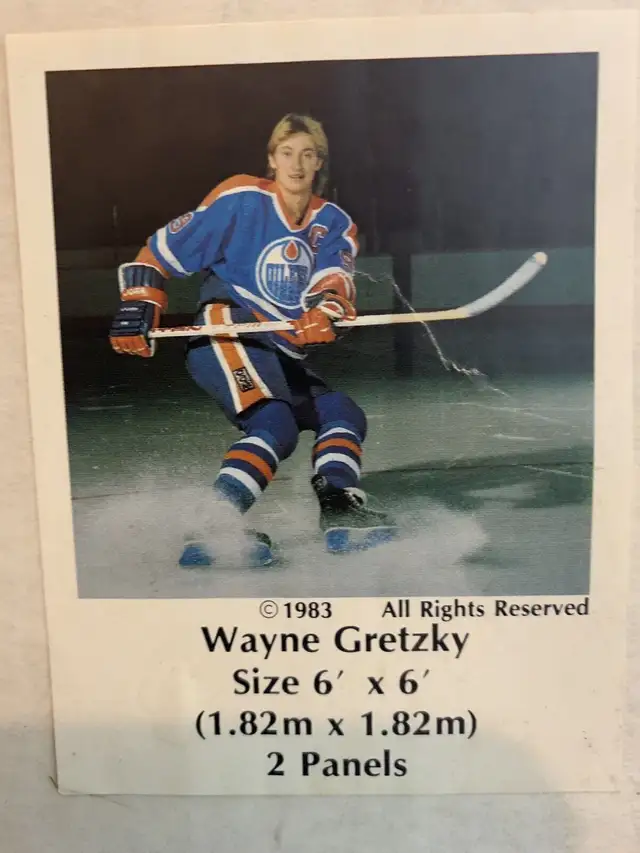 Wayne Gretzky original wall skin 6’x6’62864365243011121