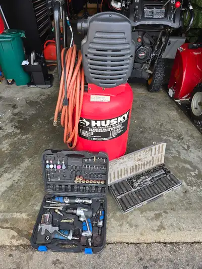 Air tools and compressor, View more