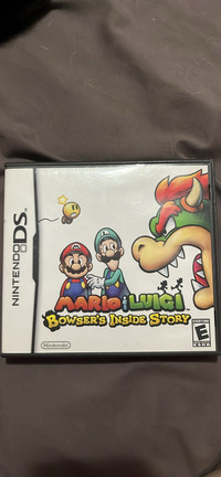 Mario et luigi bowser’s inside story nintendo DS 