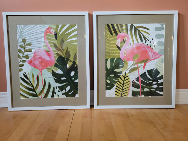 Cadres (Flamingo, Flamands roses) dans Décoration intérieure et accessoires  à Longueuil/Rive Sud