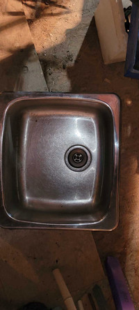 Stainless steel sink used