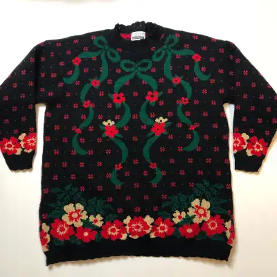 Vintage Adele Knitwear Acrylic Sweater XL Womens, View more