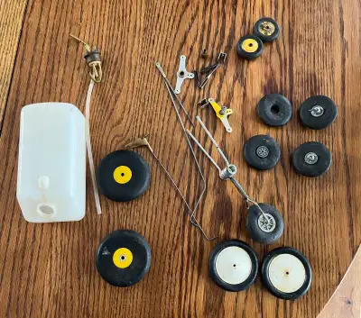 RC airplane accessories- fuel tank, tires, View more
