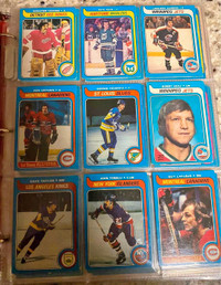 Vintage Hockey card Collection with Stars & Rookies approx 270 