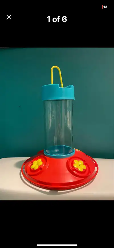 Dr JB's 16CLY Hummingbird Feeder with Yellow Petals, View more
