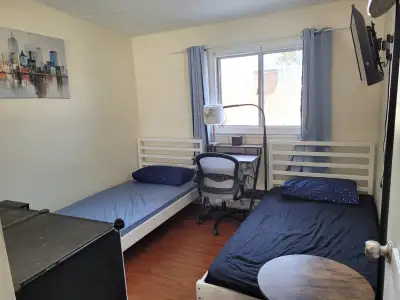 Room is to be shared with a male. Rent includes utilities and high speed internet. There is no parki...
