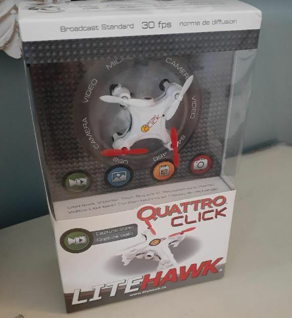 LiteHawk Quattro Click Copter drone - new in box in Toys & Games in Markham / York Region