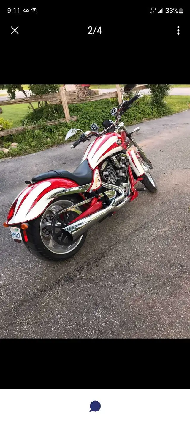 2012 Victory Jackpot 106 low kms! in Street, Cruisers & Choppers in Stratford - Image 3
