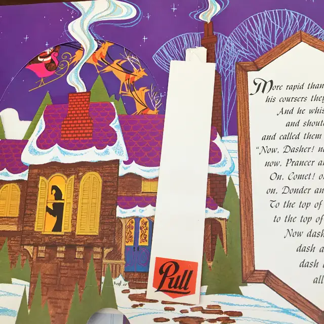 Vintage 1960s Pop Up Christmas Book The Night Before Christmas in Holiday, Event & Seasonal in Ottawa - Image 11