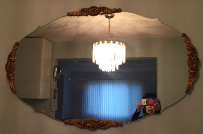 Large Gilded scroll work beveled mirror in Home Décor & Accents in Edmonton - Image 5