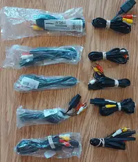 NEW AV Cables N64 Nintendo Game SystemBrand New$10 each or all 1