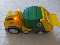 Camion de recyclage pour enfant avec son et lumière