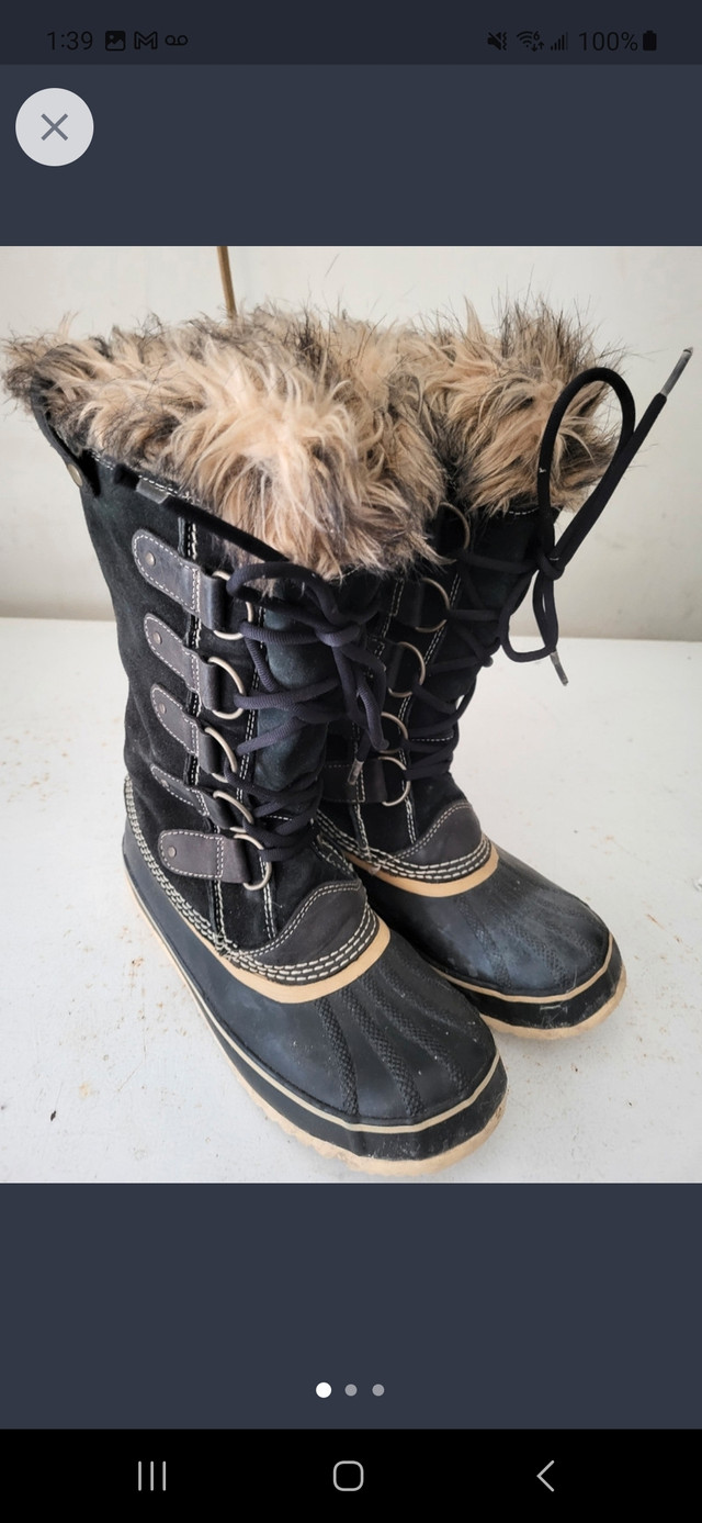 Sorel Joan of arc boots size 9 in Women's - Shoes in Markham / York Region