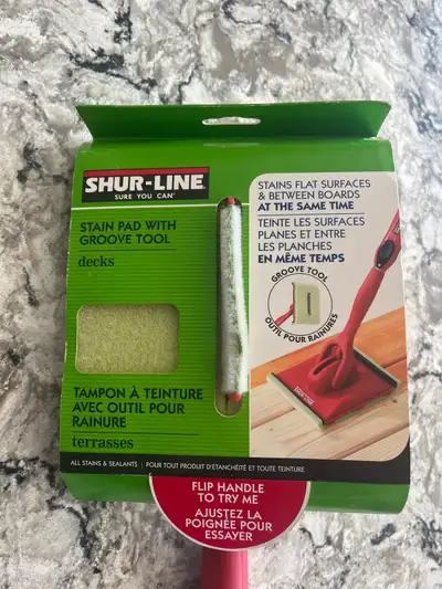 Shur-Line Stain Pad with Groove Tool, View more