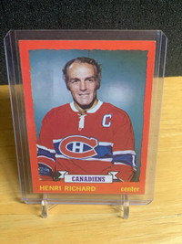 1973/74 Topps Henri Richard Montreal Canadians