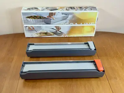 **NEW In Box** Blum Orga-Line Foil and Plastic Wrap Dispenser Set Part of the ORGA-LINE inner dividi...