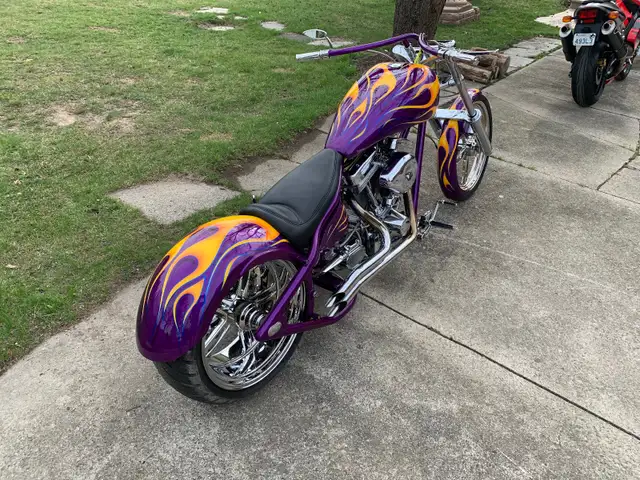 Custom built Chopper Harley Davidson Pro Street award winning HD in Street, Cruisers & Choppers in Barrie - Image 11