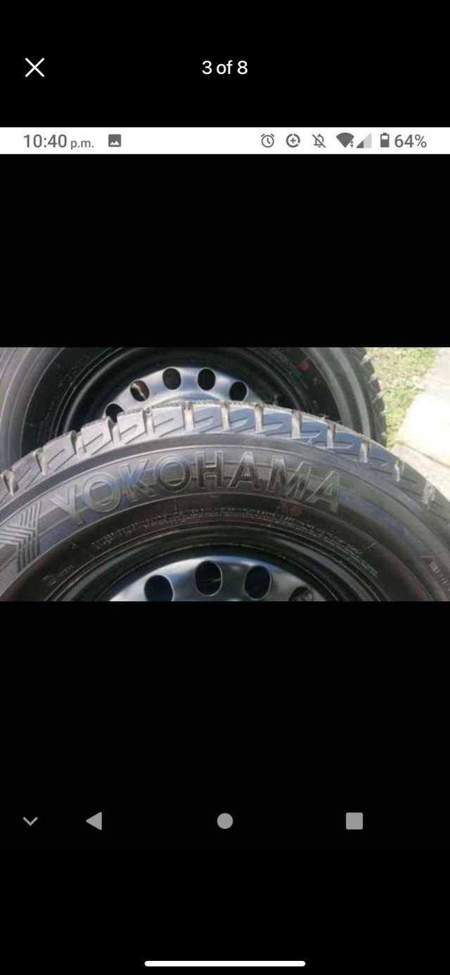 Set of 4 NEW YOKOHAMA winter tires with rims (245 65 17) pattern in Tires & Rims in Oakville / Halton Region - Image 3