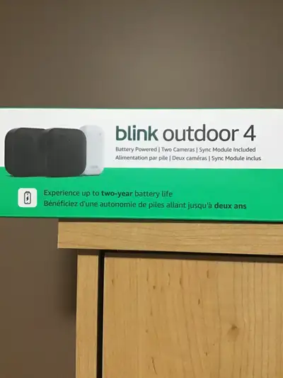 camera de surveillance blink 4iè gen neuve qty 2, View more