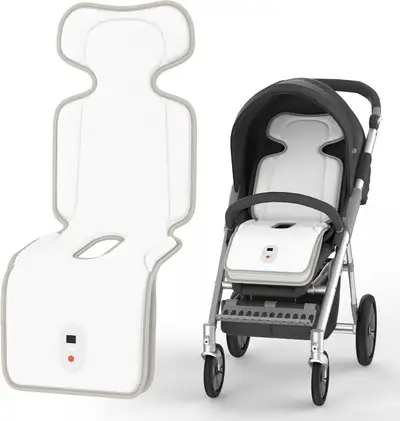 NEW Baby Stroller Cooling Pad with 2 Built-in Blower Up to 10H, View more
