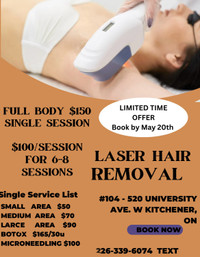Laser Hair Removal & Botox $5:50