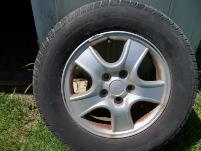 4 Tiger Paw Touring tires on KIA rims. No longer needed as I sold the vehicle. $500 firm