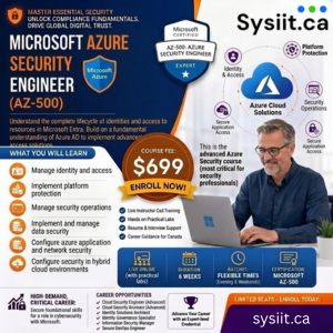 Microsoft AZ-500 Training | Azure Security Engineer463698935940403200