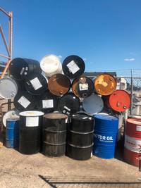 Metal and plastic barrels for sale