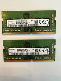 Samsung PC4 DDR4-3200 SODIMM, 16Gb (2x 8GB)