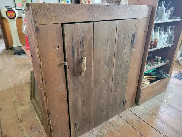 Antique Primitive Pine Jam Cupboard63235093303811122