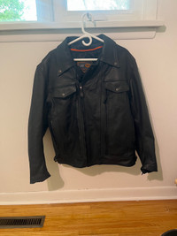 First Classics Mastermind Leather Motorcycle Jacket.