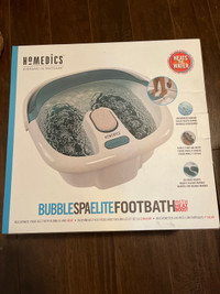 Bubble Spa Elite Footbath Brand New in Box