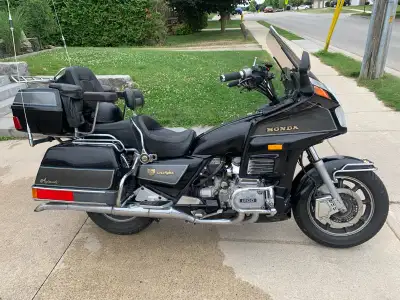 1987 Honda Goldwing GL 1200. All original seat has been recovered safety last year been driving it d...