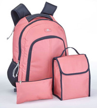 3 Piece School  Bag with Lunch Bag and Pencil  Case