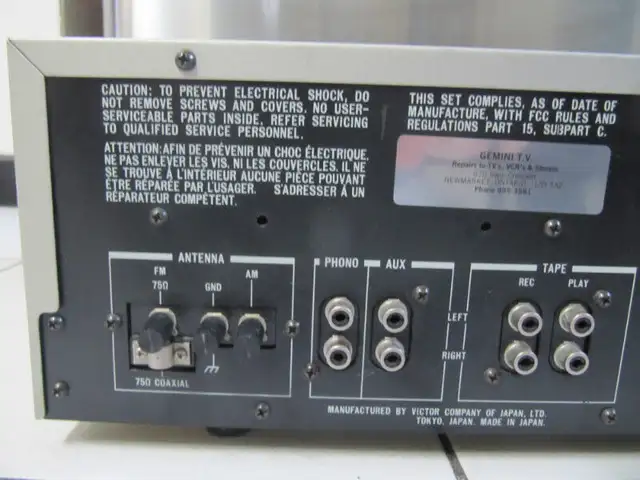 Vintage JVC R-S5 Stereo Receiver LikeNew PristineCondition 1979 in Arts & Collectibles in Mississauga / Peel Region - Image 5