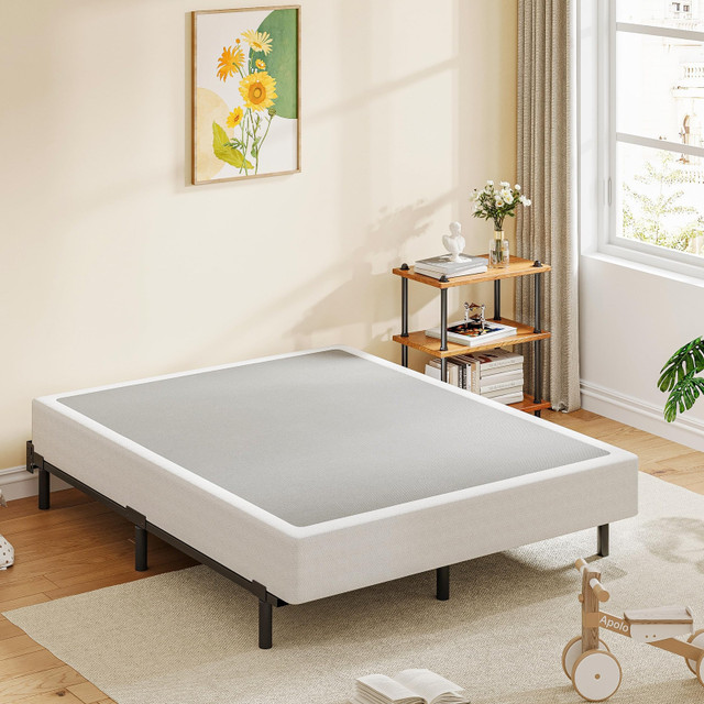 New EZBeds Metal Box-Spring Full Size Metal w/ Fabric Cover, 9” in Beds & Mattresses in City of Toronto - Image 4