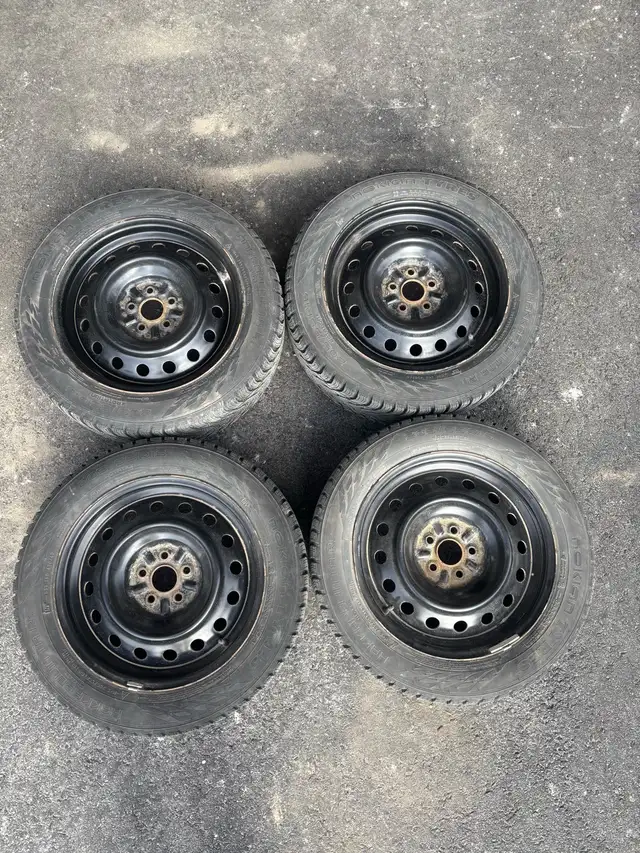 Winter Tire Set - 205/55R16 Nokian R3 on Rims in Tires & Rims in Hamilton - Image 3