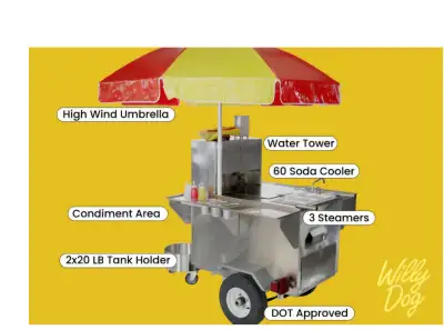 WILLY HOT DOG CART, View more
