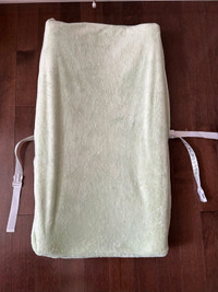 Baby change mat with two fleece covers.