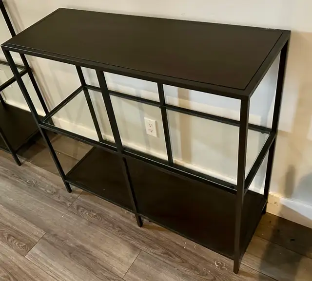 IKEA VITTSJÖ Shelving Unit - black in Bookcases & Shelving Units in Longueuil / South Shore - Image 6
