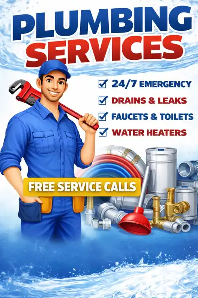 Plumbing Services – Starting at $0! Reliable, Guaranteed & Trusted in the Community From leaks and c...