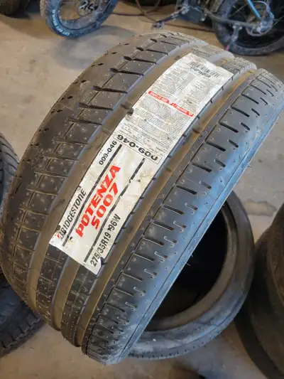 Bridgestone Potenza S007 brand new 275/35R19 Have 3 tires $275per tire $500 for the pair Mounting an...