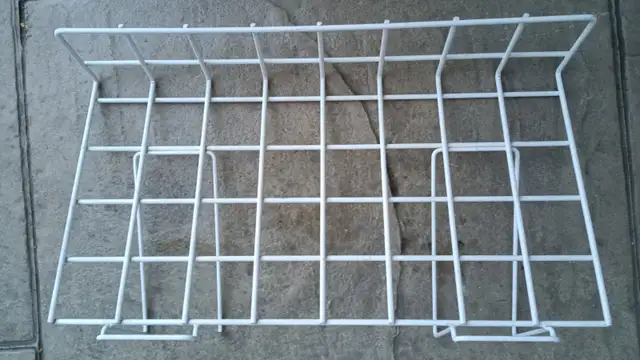 Slat Wall White Wire Shelves -- 2 Types, Thick Wire & Thin Wire