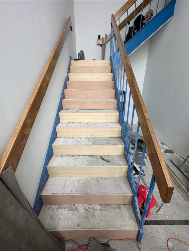 Hardwood,laminate,vinyl,stairs recap and renewal  in Flooring in La Ronge - Image 4