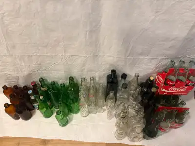 A collection of vintage bottles , View more