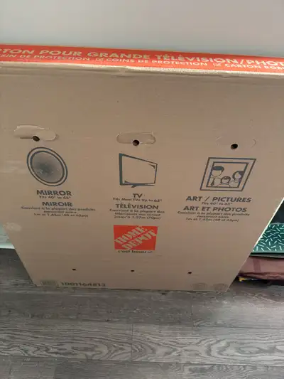 Home Depot TV Moving Box, View more