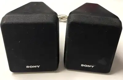 Sony SS-SR10P Speakers (A Pair), used, $20; Contact PCTRUST Computer Sales & Service Email: pctrustg...