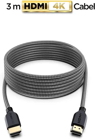 Brand new. [Please also check my other ads.] 4K HDMI Cable 10Feet | High Speed, Braided Nylon & Gold...