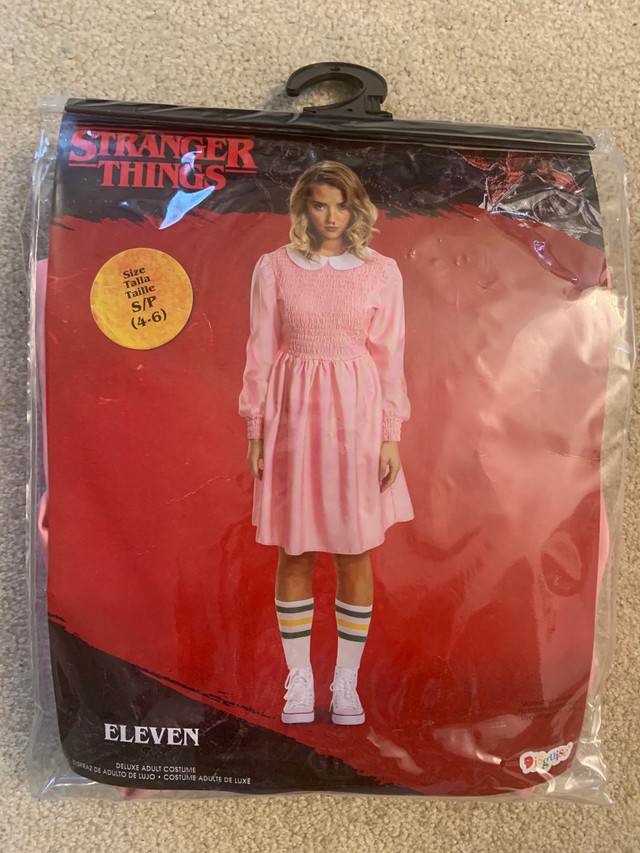 Stranger Things ‘ELEVEN’ Deluxe Adult Costume size S/P (4-6) in Costumes in Winnipeg - Image 3