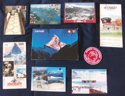 $ Reduced from $24.00. This is a collection of Switzerland Books, Tour Guides, Maps, Postcards and P...